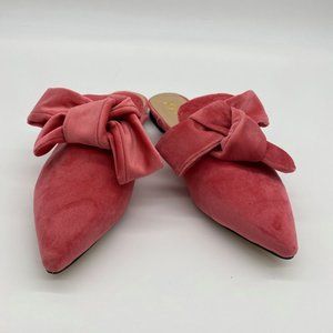 YDN Women Causal Block Low Heel Pointed Toe Mules